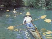 Gustave Caillebotte, Bathers about to Dive into the Yerres